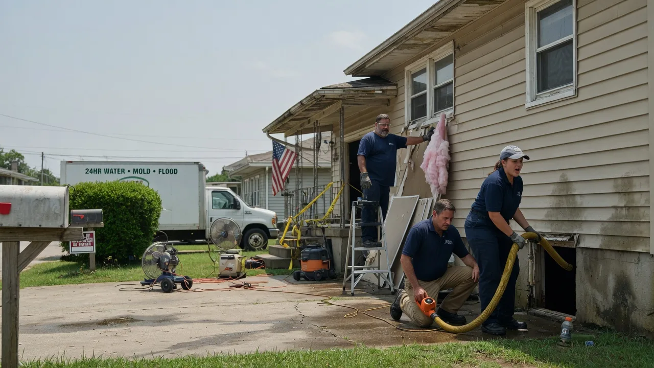 Water Damage Repair in Sainte Marie, IL near me